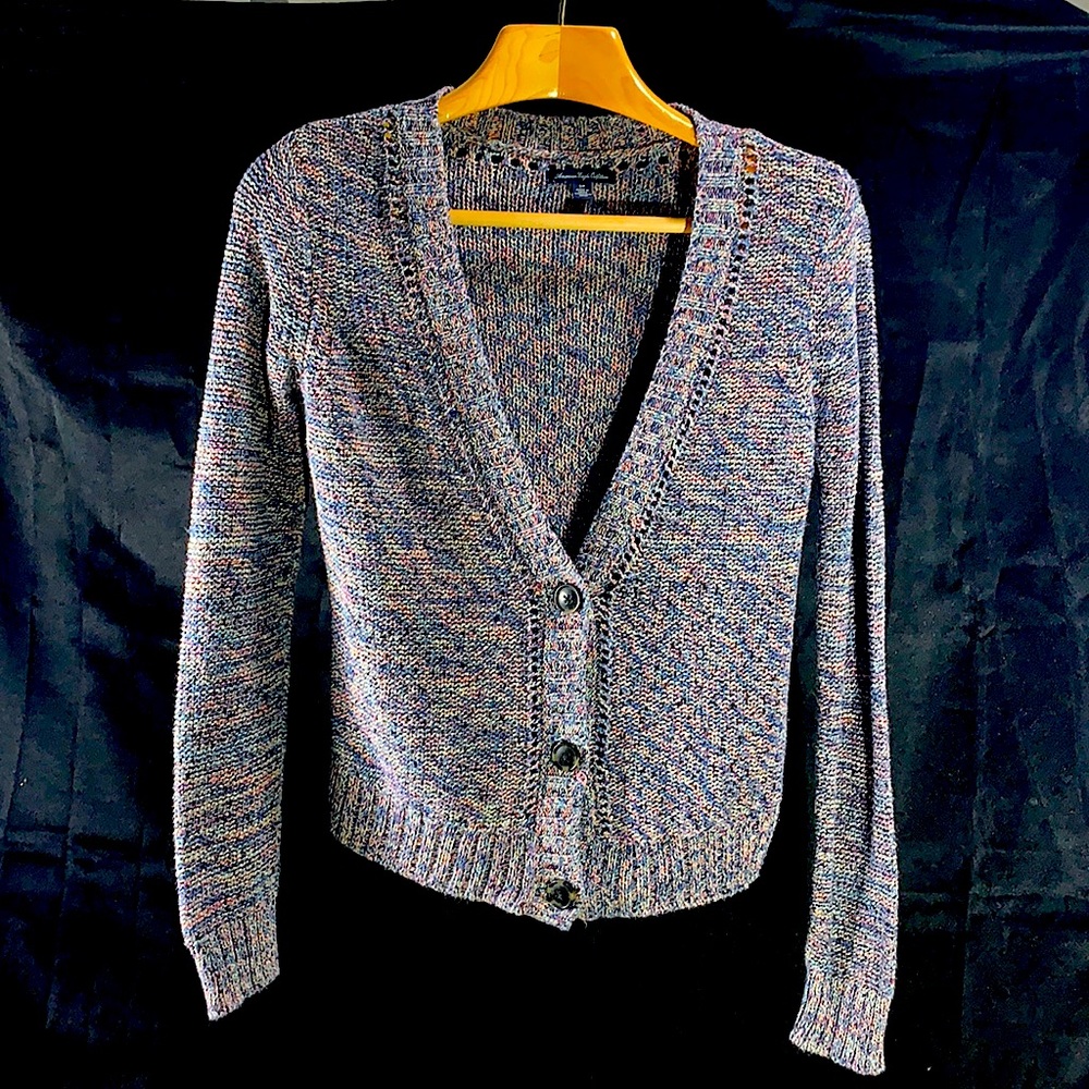 American Eagle Multicolour Cardigan Size S/P